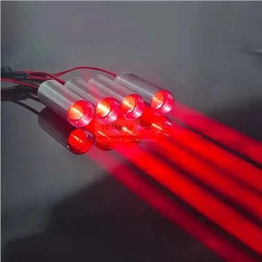 Módulo láser de haz rojo de 650 nm y 100 mw