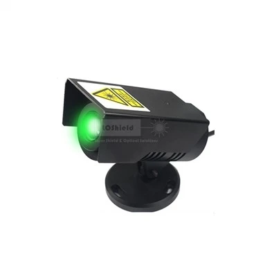 Luces de advertencia de láser verde de carretera