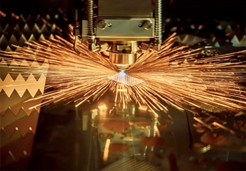 Cadena industrial de tecnología láser
